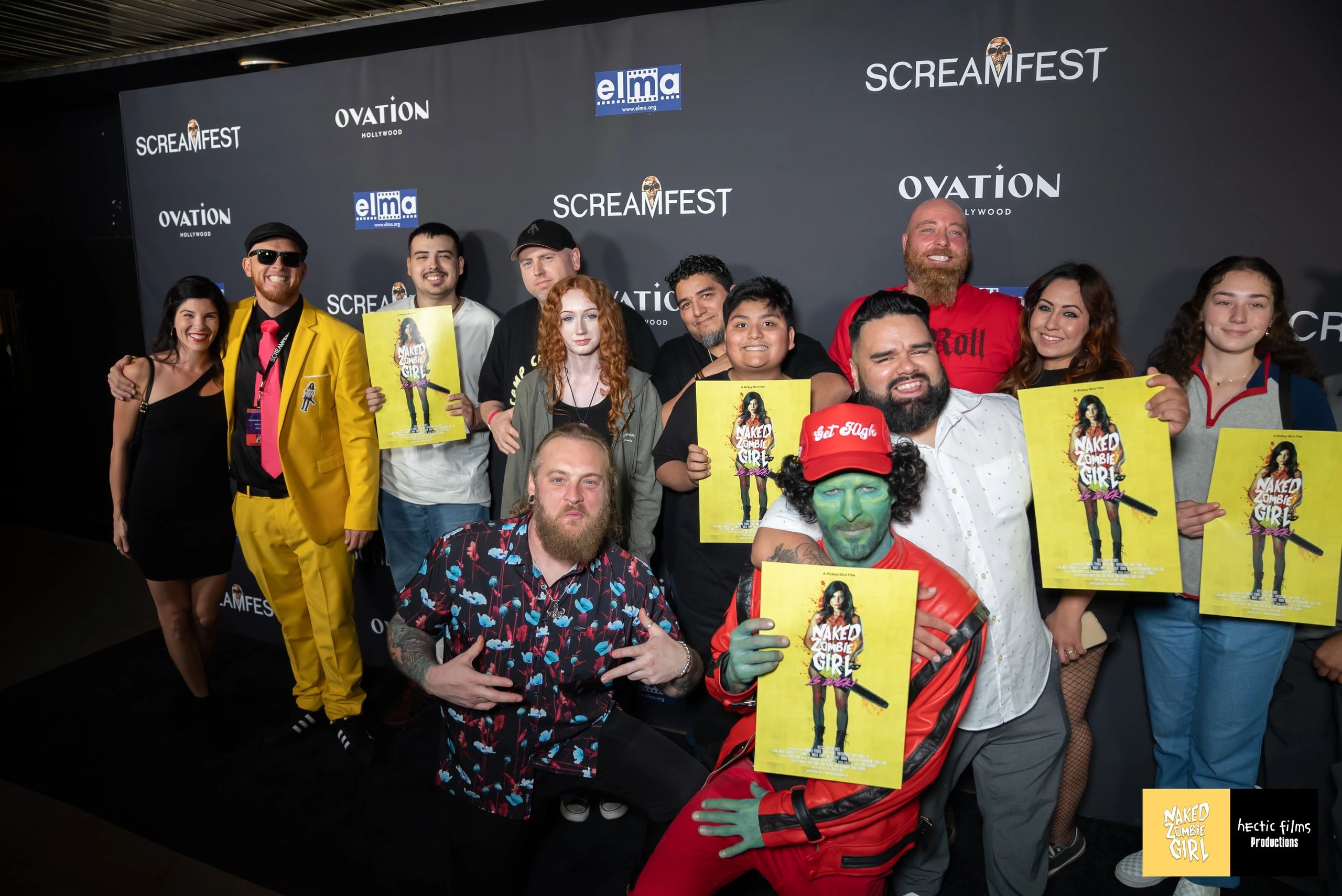 Naked Zombie Girl premiere at TCL Theatre, ScreamFest 2022