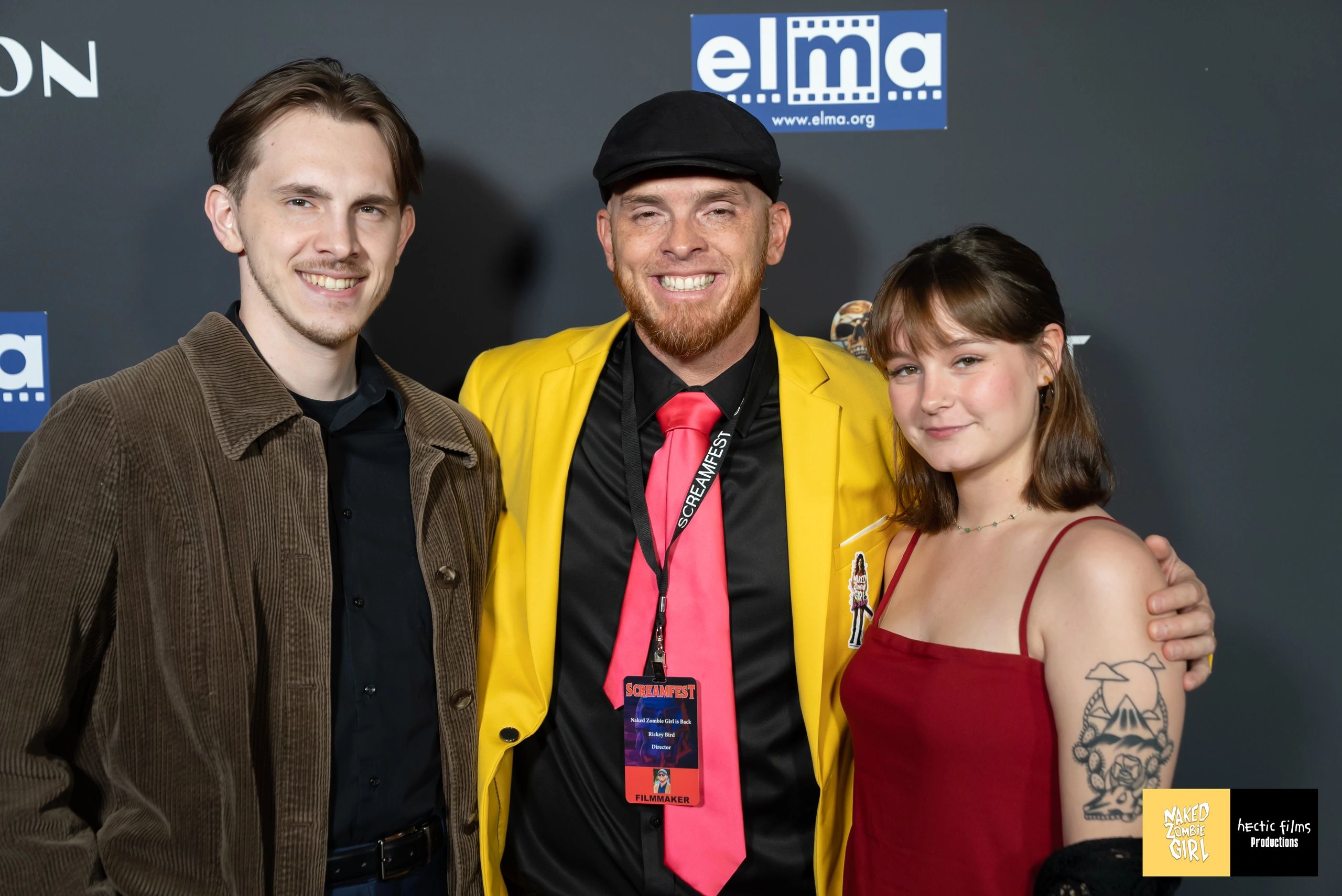 Cast and crew at ScreamFest 2022 premiere